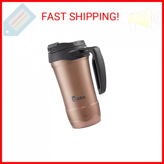 bubba Hero Dual-Wall Vacuum-Insulated Stainless Steel Travel Mug, 18 oz., Rose G