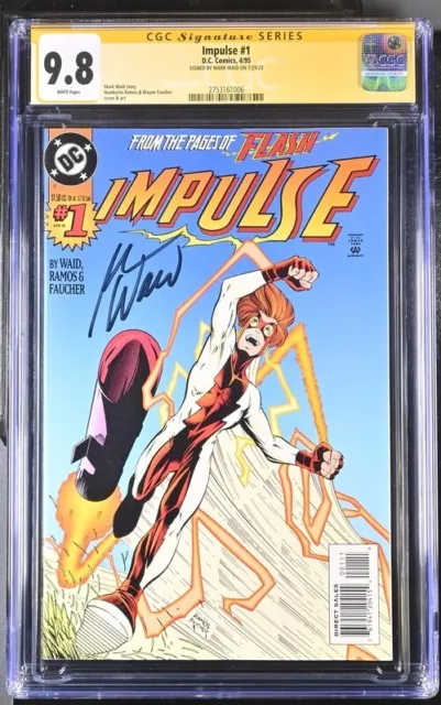 IMPULSE #1 DC Comics CGC SS 9.8 NM/Mint Signed Mark Waid $225.95 - PicClick