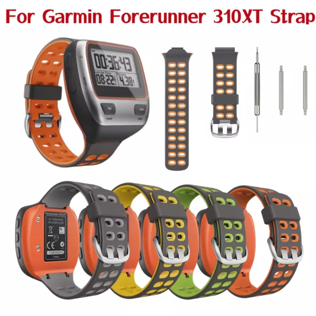Garmin Forerunner 310xt GPS Sports Watch Bracelet Silicone Band Strap+Pins+Tool 3