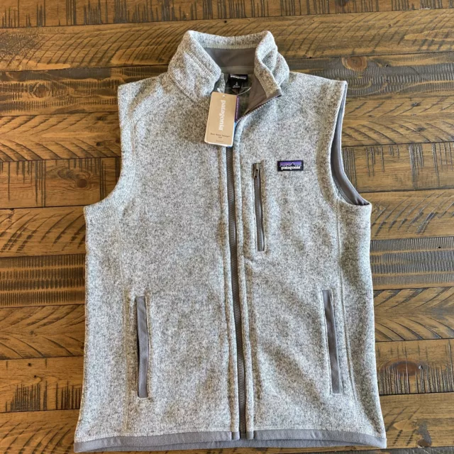 NWT Patagonia Sweater Vest Youth L Fleece Stonewash