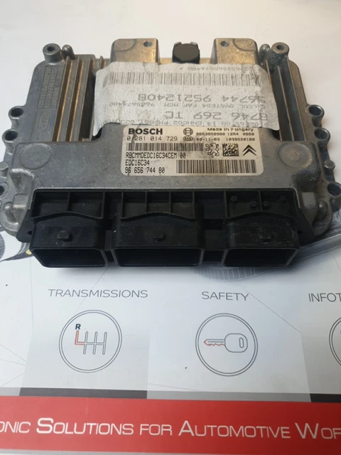 Calculateur Moteur Décodé Pour Peugeot/Citroën 1.6 HDI EDC16C34 - Réf. 9664843780 - Occasion