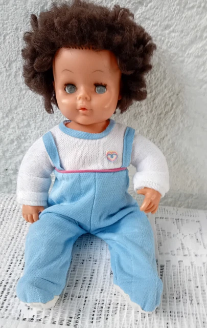 Poupée Ancienne Raynal – 39 Cm, Yeux Riboulants, Bisque Et Composite, Fabriquée En France