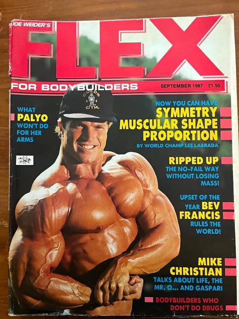FLEX MAGAZINE SEP 1987 Bodybuilding Fitness Lee Labrada Bev Francis ...