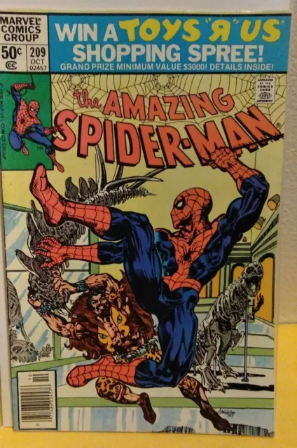 Amazing Spiderman 209, 1980 (First Appearance Origin Of Calypso) 8.0 VF
