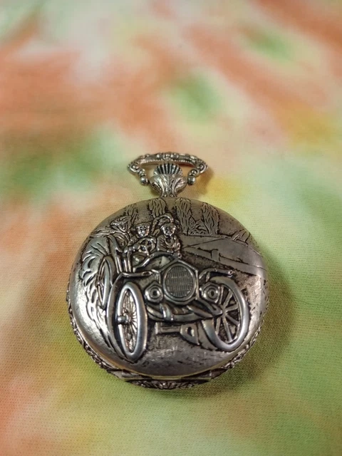 Alta Qualità Orologio Da Taschino Al Quarzo Liscio FOB Catena Uomo - Foto 11