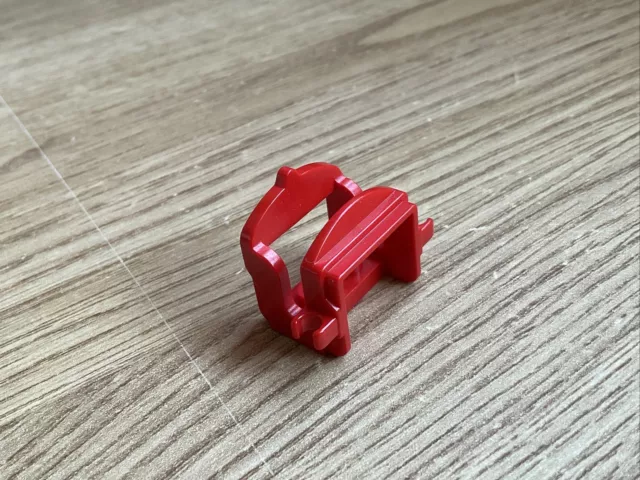 LEGO Red Horse Saddle with Two Clips 4491b N2 B67