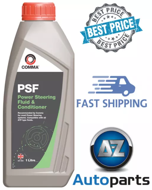 Comma - PSF Power Steering Fluid & Conditioner Oil Lubricant 1 Litre PSF1L - 1L