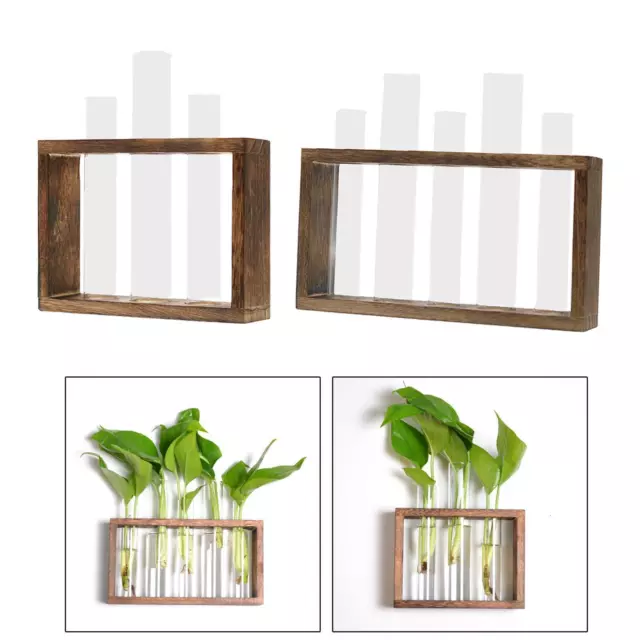 Propagation Asthetic 3 Tubes Test Hanging Planter Box Tube Vase for Plants