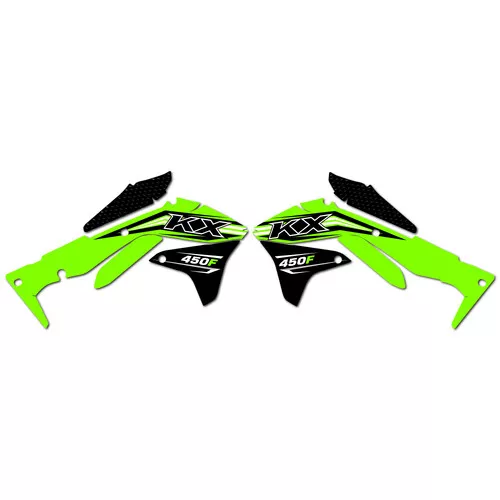 Garage Eleven Kawasaki KX450F 2016 OEM Replica Shroud Graphics