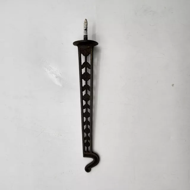 Victorian Plant Hook Screw Iron 7" Spring Garden porch hanging plant