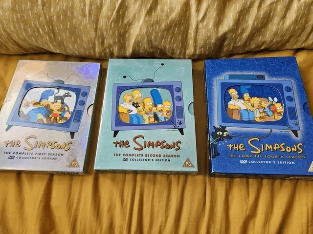 THE SIMPSONS THE Complete First, Second And Fourth Season Collector's ...