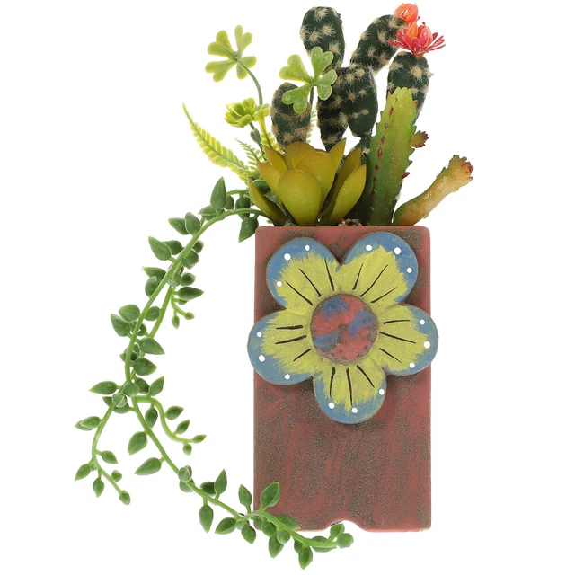ToiM - Vaso per piante grasse, per casa, ufficio, scrivania, Resina, Tartaruga 2, 10*9*5.5 cm