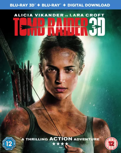 Tomb Raider (Blu-ray 3D) Alicia Vikander, Dominic West, Walton Goggins