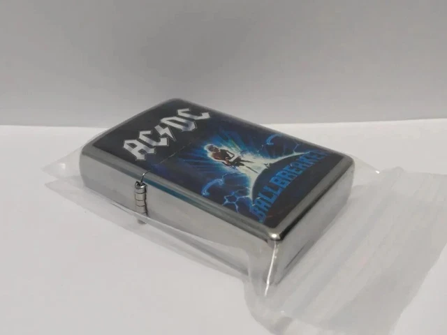 Zippo 2010 ACDC Ball Breaker Case No Insert No Box Read 2