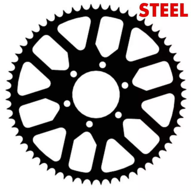 Steel stunt sprocket 60t-520 for Kawasaki ZX6-R 636 ER6 Z750 Z800 Z650 EX650 Nin