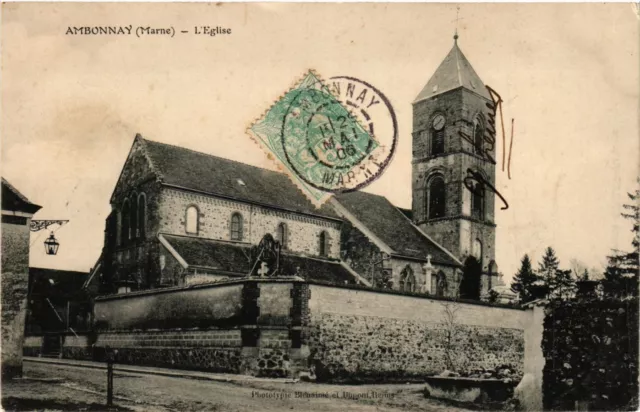 CPA AK AMBONNAY - L'Église (363929)