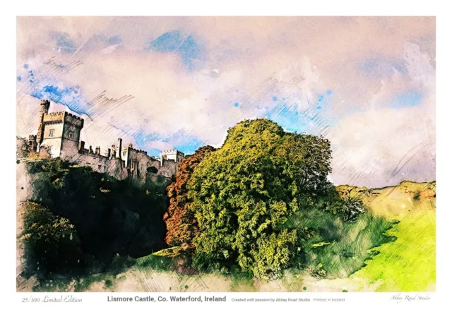 Lismore Castle, Co. Waterford, Ireland - Limited Edition Print - Wall Art