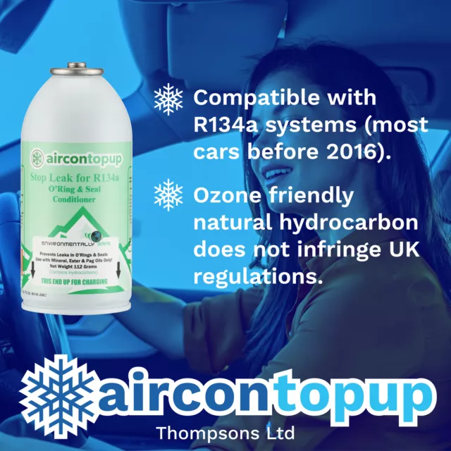 Car AC Aircon Air Con Air Conditioning Leak Stopper Sealer Sealant Repair Single 3
