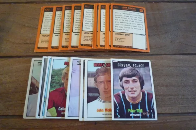 A&BC Orange Back Football Cards 3rd Series! From 1970 - Good - Pick Your Cards!