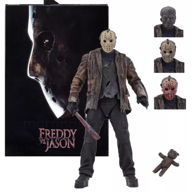 18CM NECA Freddy Vs Jason Ultimate Jason Voorhees Action Figur Modell Sammlung