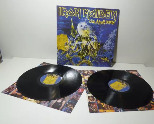 IRON MAIDEN: Live After Death (Vinyl 2 LP), Europe 1985 2