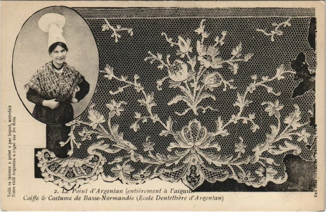 CPA Le Poiut d'ARGENTAN-Coiffe & Costume de Basse Normandie (29465)