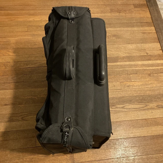 Tumi Black Alpha Wheeled Garment Bag 2233D3 Extended Trip Rolling Wardrobe 4