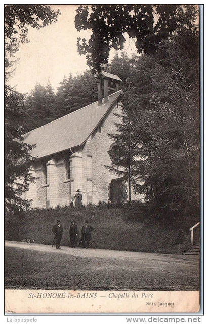 58 SAINT HONORE LES BAINS - chapelle du parc ---