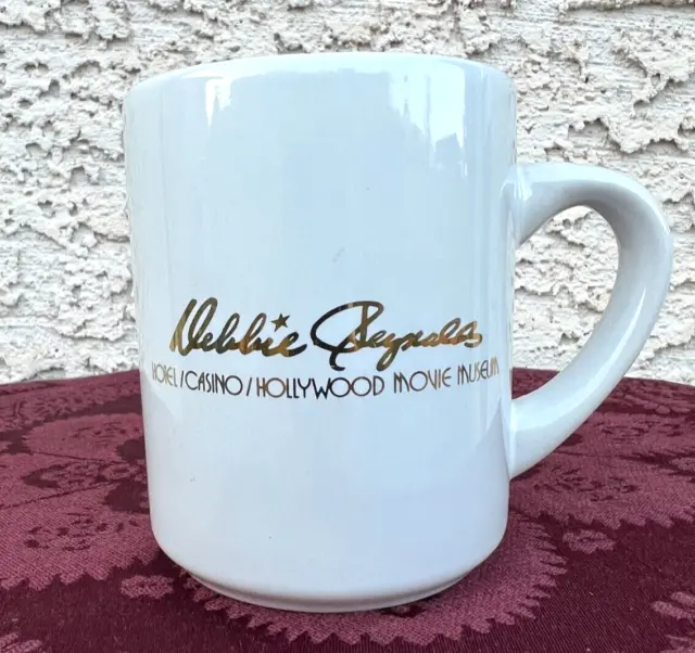 Vintage RARE Debbie Reynolds Hotel Casino Movie Museum Las Vegas Coffee Cup Mug