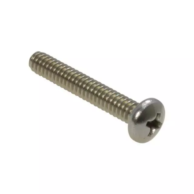 4-40 x 40 TPI UNC Imperial Coarse PAN Phillip Machine Screw BSW Bolt Stainless