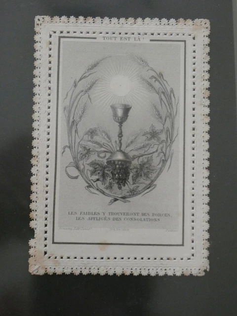 IMAGE PIEUSE 19 Eme Canivet Santino Holy Card Lace Bouasse Lebel N° 516 EUR 32,50 - FR