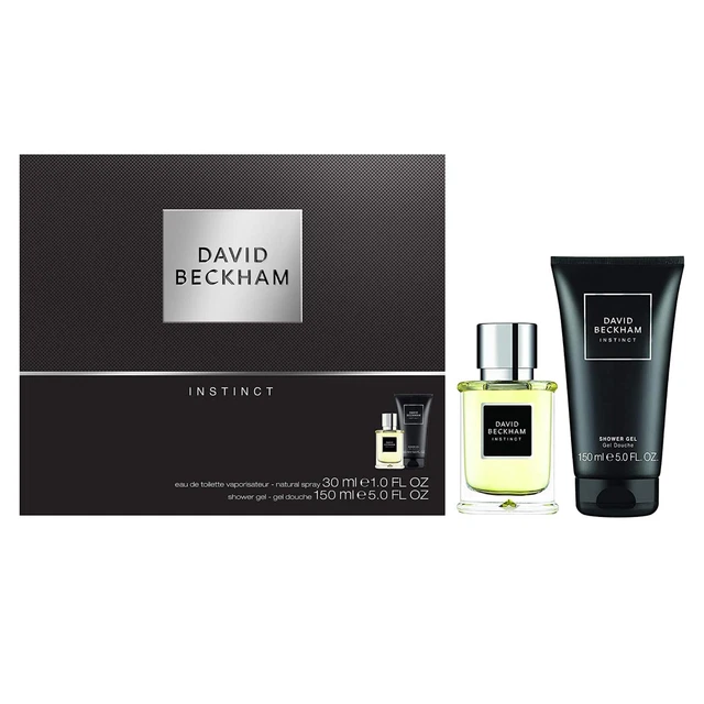 DAVID BECKHAM INSTINCT Fragrance Gift Set Shower Gel 150ml & EDT Spray