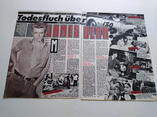 James Dean Boy George Culture Club Natalie Wood Pier Angeli clippings Germany