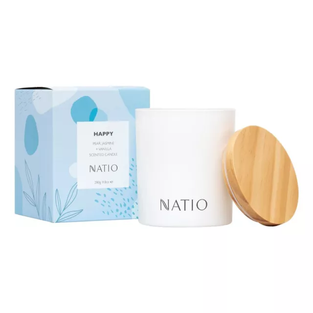 NEW Natio Scented Candle Happy By Spotlight