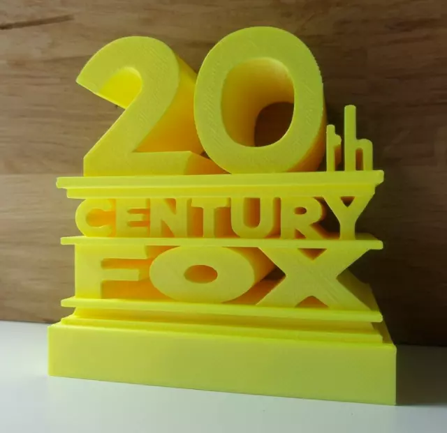 Decorative 20TH CENTURY FOX self standing logo display