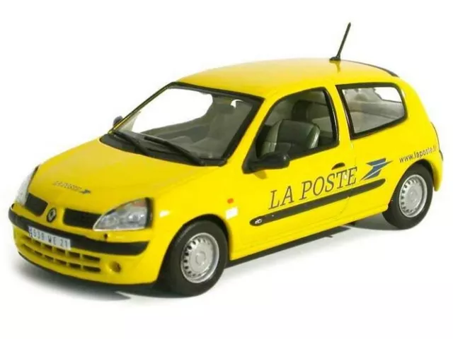 Renault Clio II phase II 2001 "La Poste" UNIVERSAL HOBBIES/ATLAS