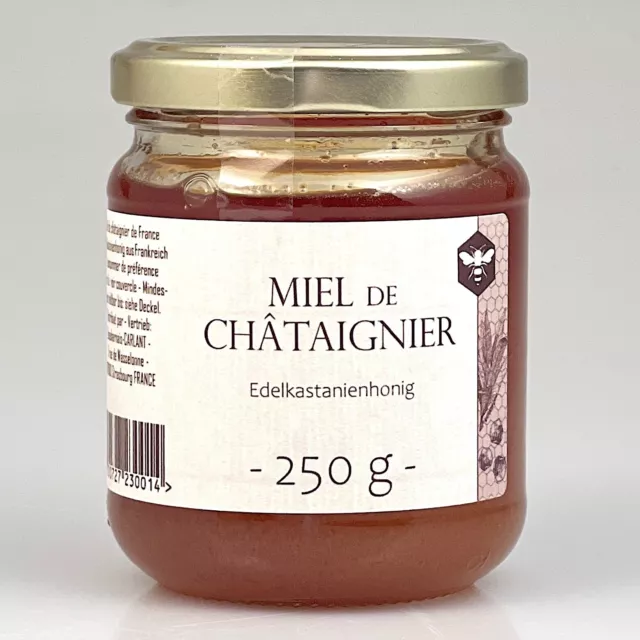 Beauharnais Carlant Edelkastanienhonig 250 g Glas Miel de Châtaignier Honig