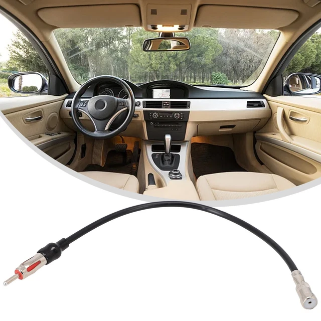 Adaptateur ISO Avec Prise Antenne DIN Pour Audi, Seat, Skoda, VW – Neuf Sous Emballage