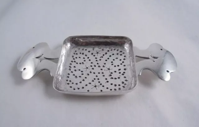 William Spratling Sterling Silver Tea Strainer Original Star Piercing Mexico