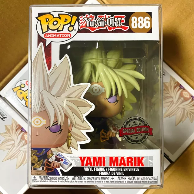 Funko Pop Yu-Gi-Oh : YAMI MARIK #886 Vinyl w/0.5mm case "MINT"