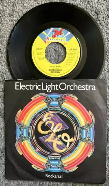 Electric Light Orchestra (ELO) Rockaria! 7" Vinyl Record UP 36209 - Euro Import