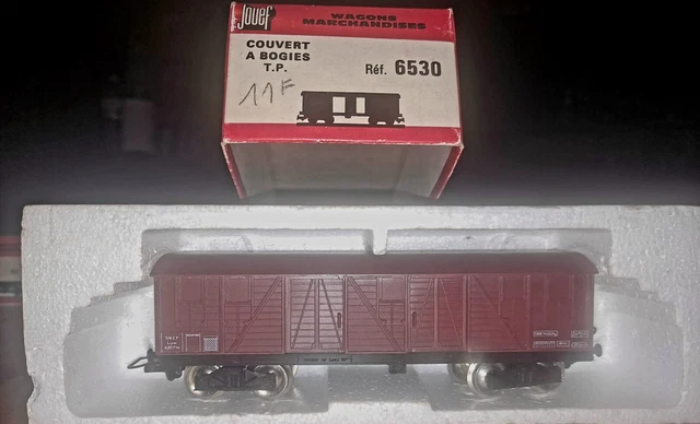 Wagon Couvert à Bogies JOUEF 653100 - Époque 4 - HO - Neuf Sous Blister