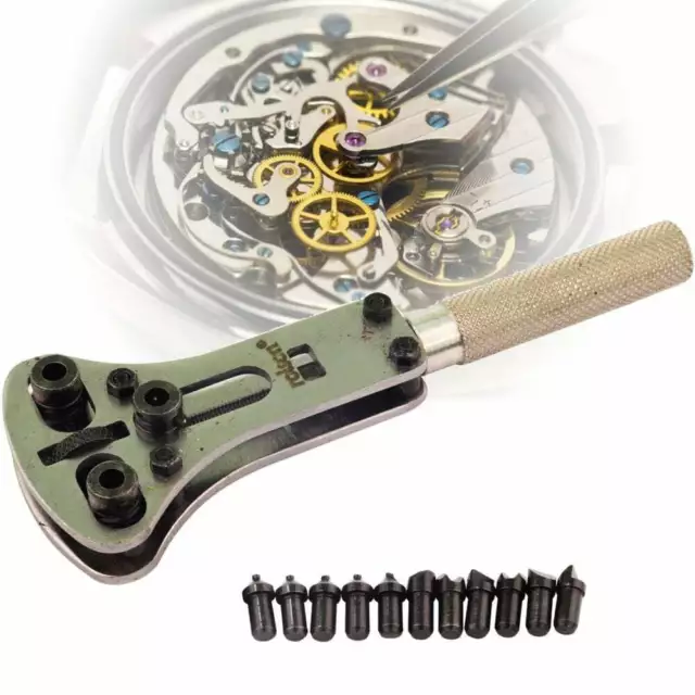 Rolson Watch Case Opener Remover Jewellery Craft Key Wrench Repair Tool