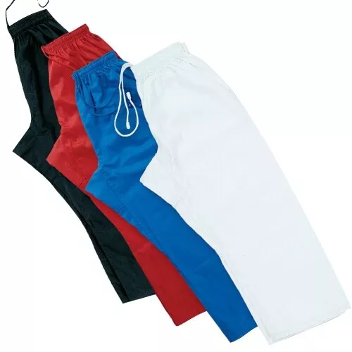 Playwell Karate PolyCotton Trousers Bottoms Adults Childrens Kids Pants Training
