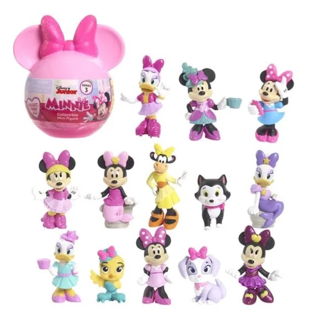 DISNEY JUNIOR MINNIE Mouse Series 3 Mystery Capsule Collectible Mini 