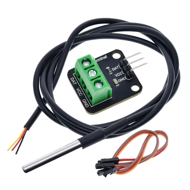 DS18B20 DIGITAL TEMPERATURE Detector Sensor Module Detecting Terminal ...