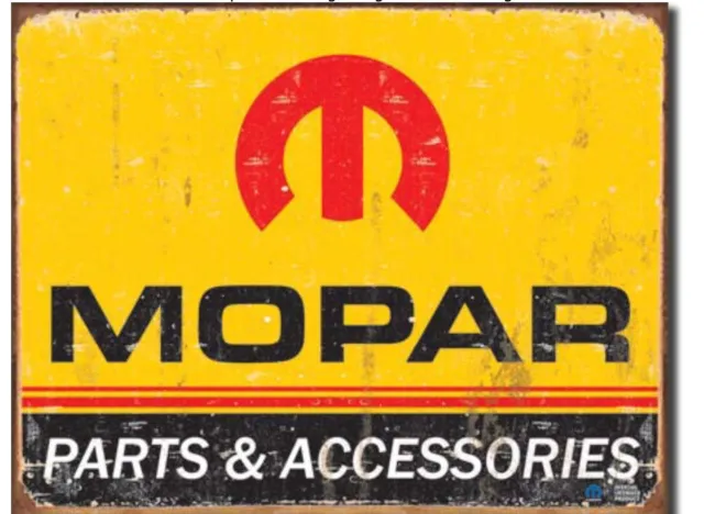 Mopar Logo 64-71 Metal Tin Sign Dodge Parts Home Garage Shop Wall Decor  #1315