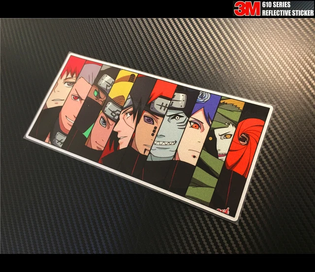 THE AKATSUKI ITACHI Uchiha logo Naruto Anime JDM Car vinyl Sticker N30