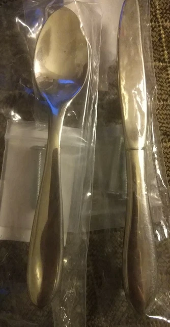 *Set Of 2* Spoon & Butter Knife Silver Kitchen Drawer Pulls / Door Handles