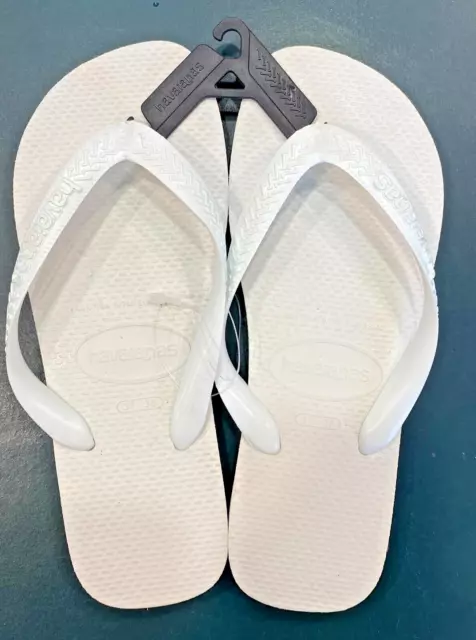 Havaianas Sandals Flip flop in White US SIZE 7/8 Women-6/7 Men